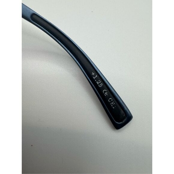 eyebobs Ground Control reading glasses strength 1.25 metallic blue new without c - Picture 3 of 3